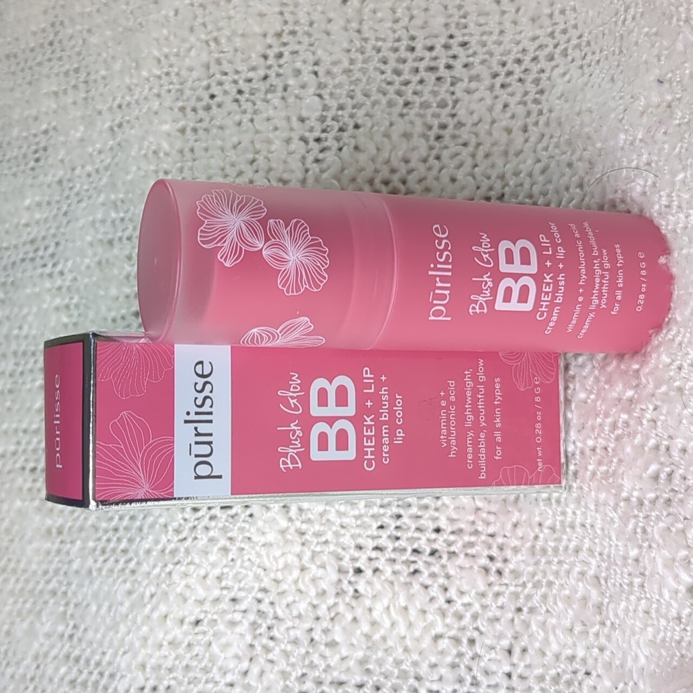pürlisse Blush Glow BB Cream in Pink Crush, 8g/0.28oz